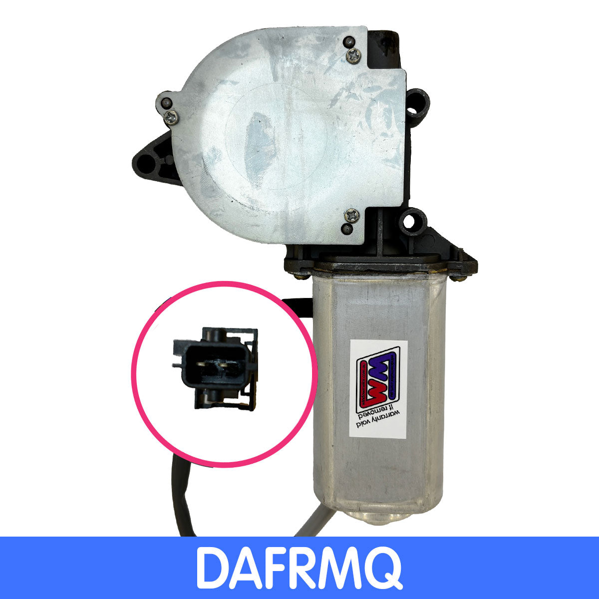24 Volt window motor to fit DAF Trucks - LEFT FRONT
