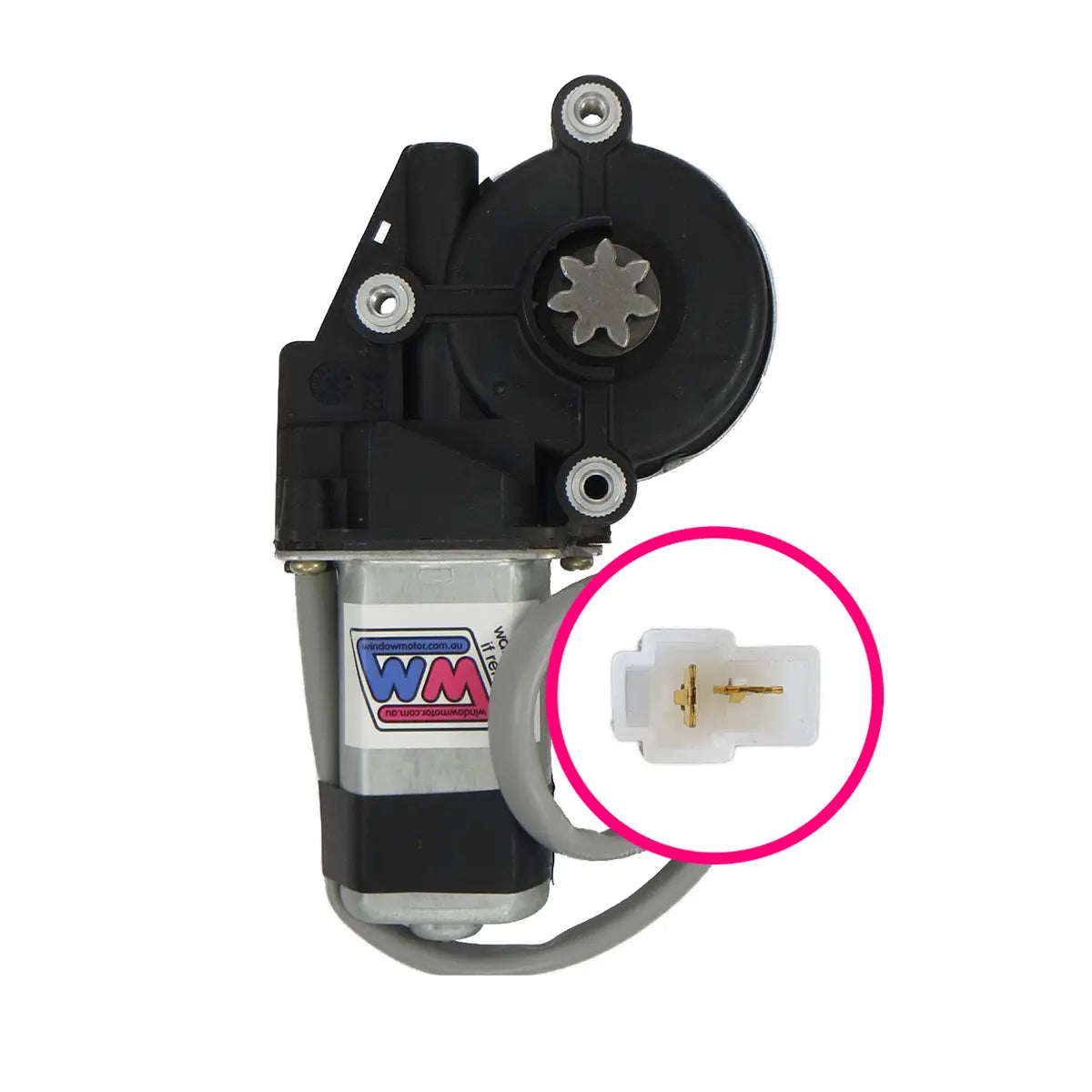 7-Tooth q Style window motor to fit Early Toyota NO PLUG