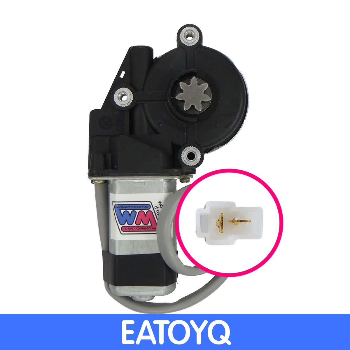 7-Tooth q Style window motor to fit Early Toyota NO PLUG