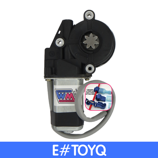 7-Tooth q Style window motor to fit Early Toyota NO PLUG