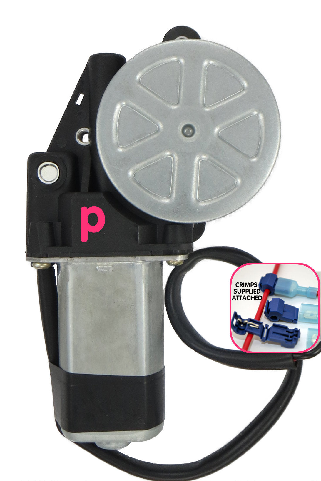 7-Tooth p Style window motor to fit Early Toyota NO PLUG