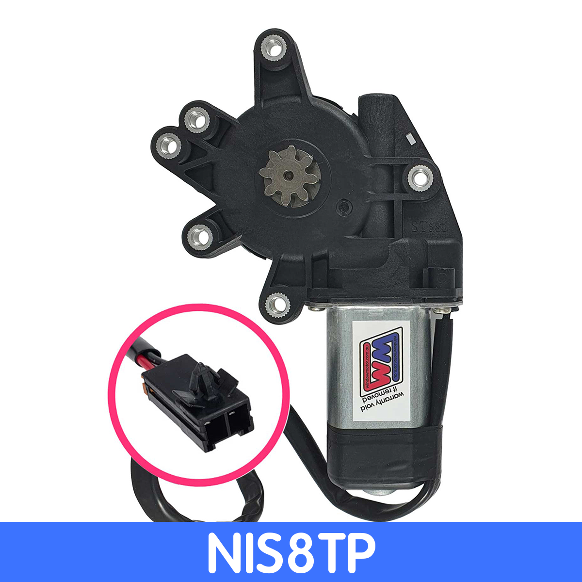 window motor to fit 1997-2016 GU/Y61 Nissan Patrol - LEFT FRONT