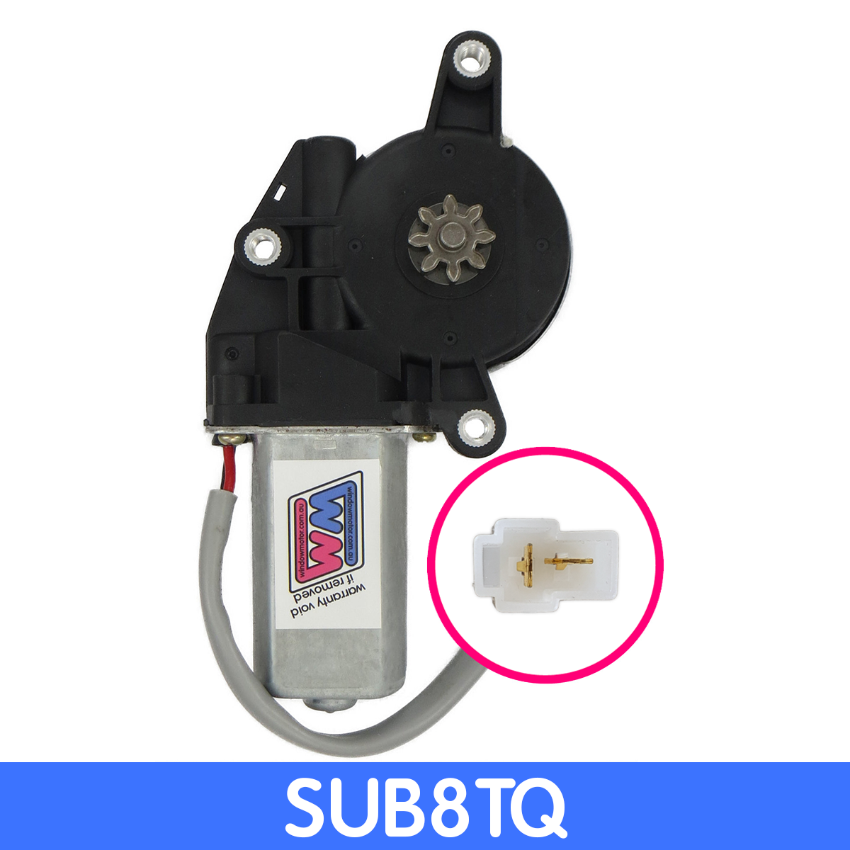 window motor and Genuine Master Switch combo to fit 2002-2008 Subaru SG Forester - RIGHT REAR