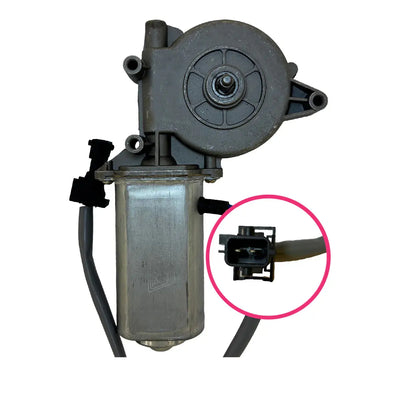 24 Volt window motor to fit DAF Trucks - LEFT FRONT