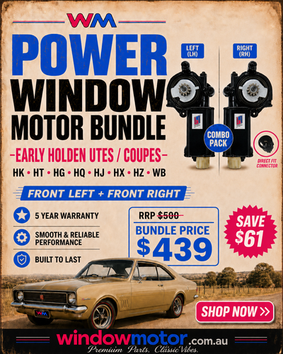 2 Door Power Window Motor Bundle (Front Left / Front Right)