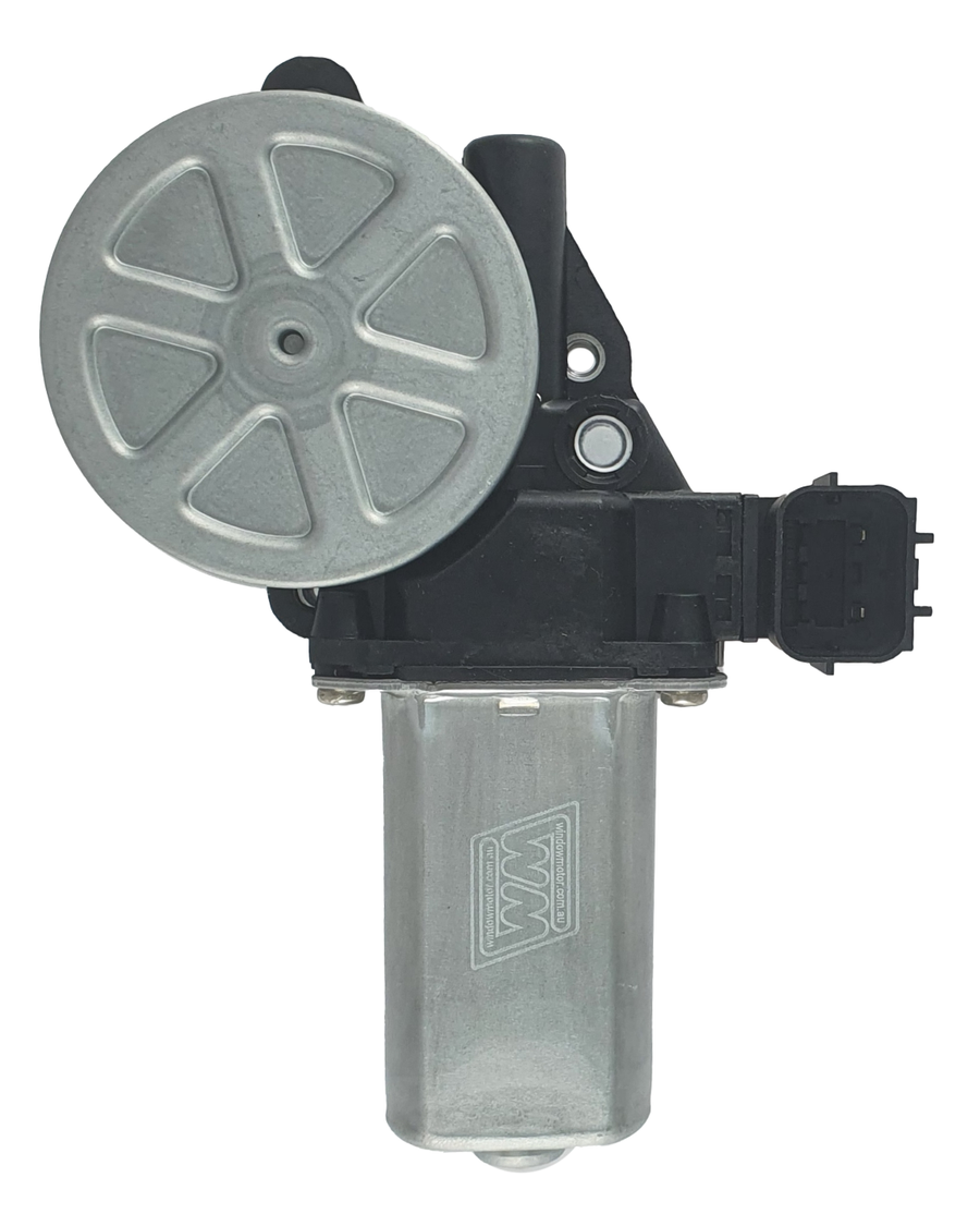 I24L8Q window motor rear view showing Q shape