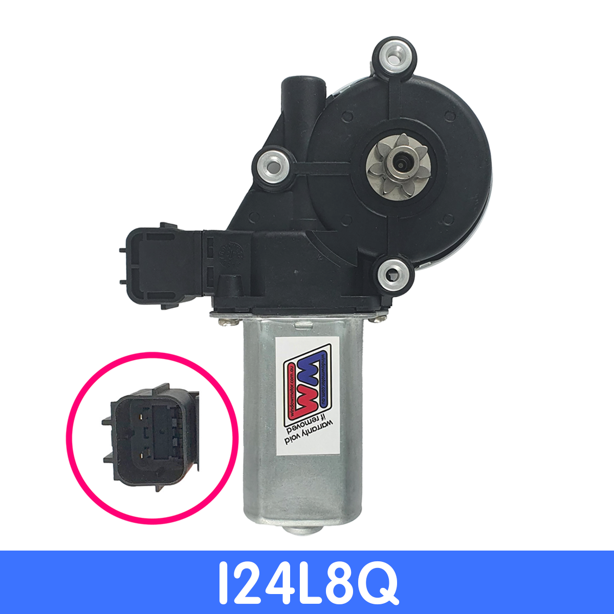 24 Volt window motor to fit 2006-2022 Isuzu N Series Trucks - RIGHT FRONT