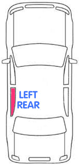 window motor to fit 2011-2020  UP, UR Mazda BT-50 - LEFT REAR