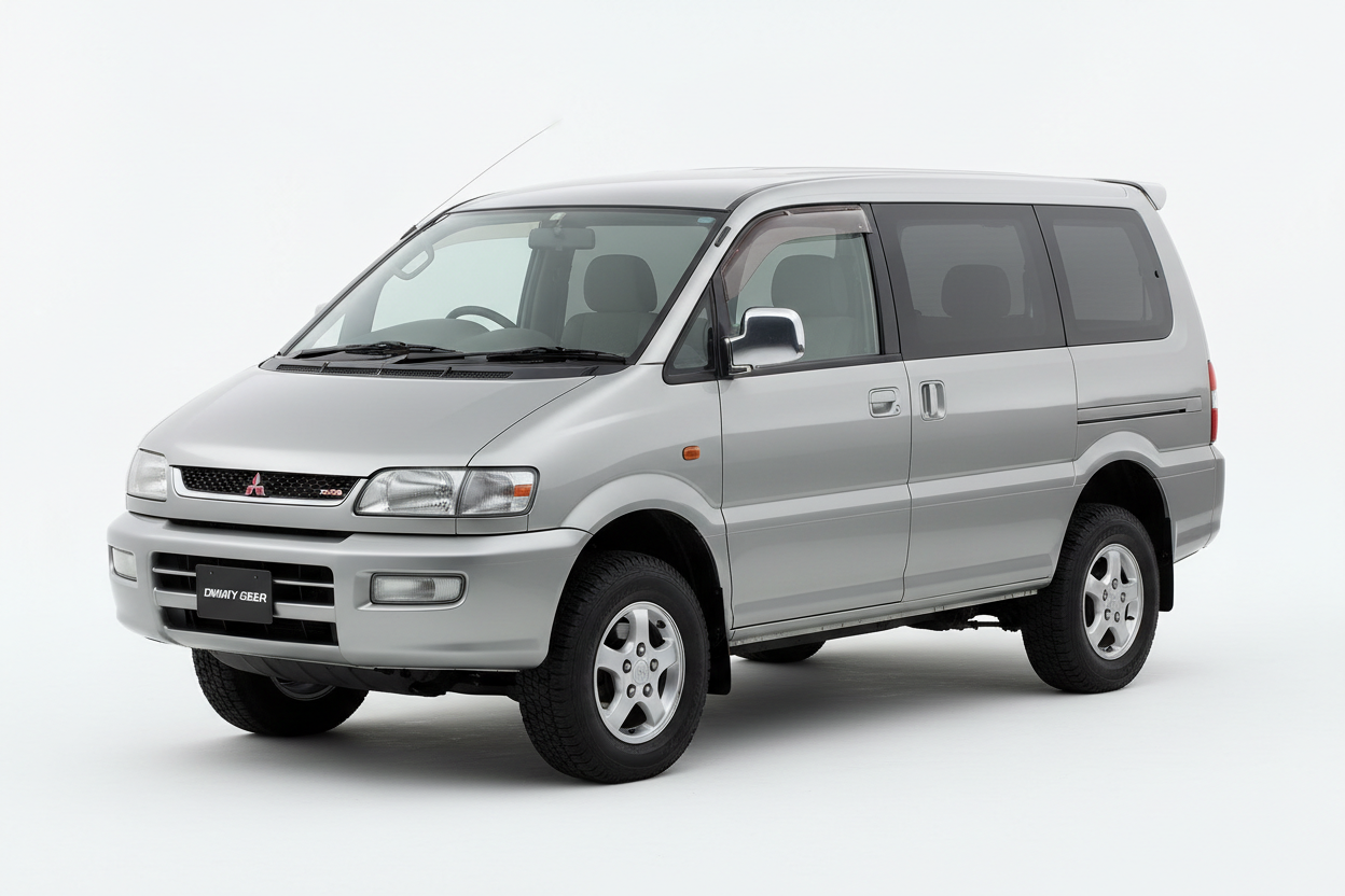 Mitsubishi Delica L400 Space Gear - White Background