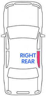 window motor to fit 2006-2014 B9 Subaru Tribeca - RIGHT REAR